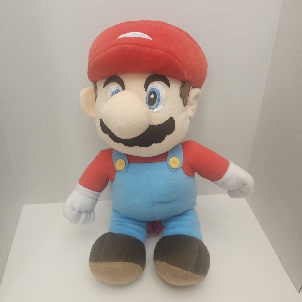 Super Mario Plush Backpack‎ 2023 Nintendo Large Character Bag Adjustable...
